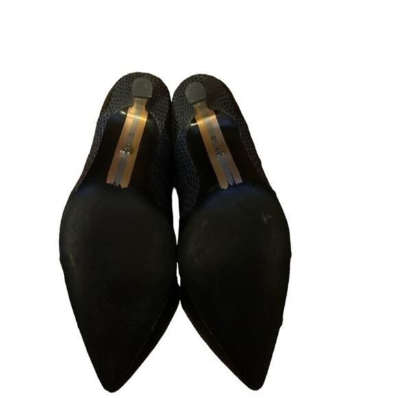 Sam Edelman Heels Julieanne Hazel Leather Snake Print Pointed Toe Career Size 6 - Picture 6 of 6